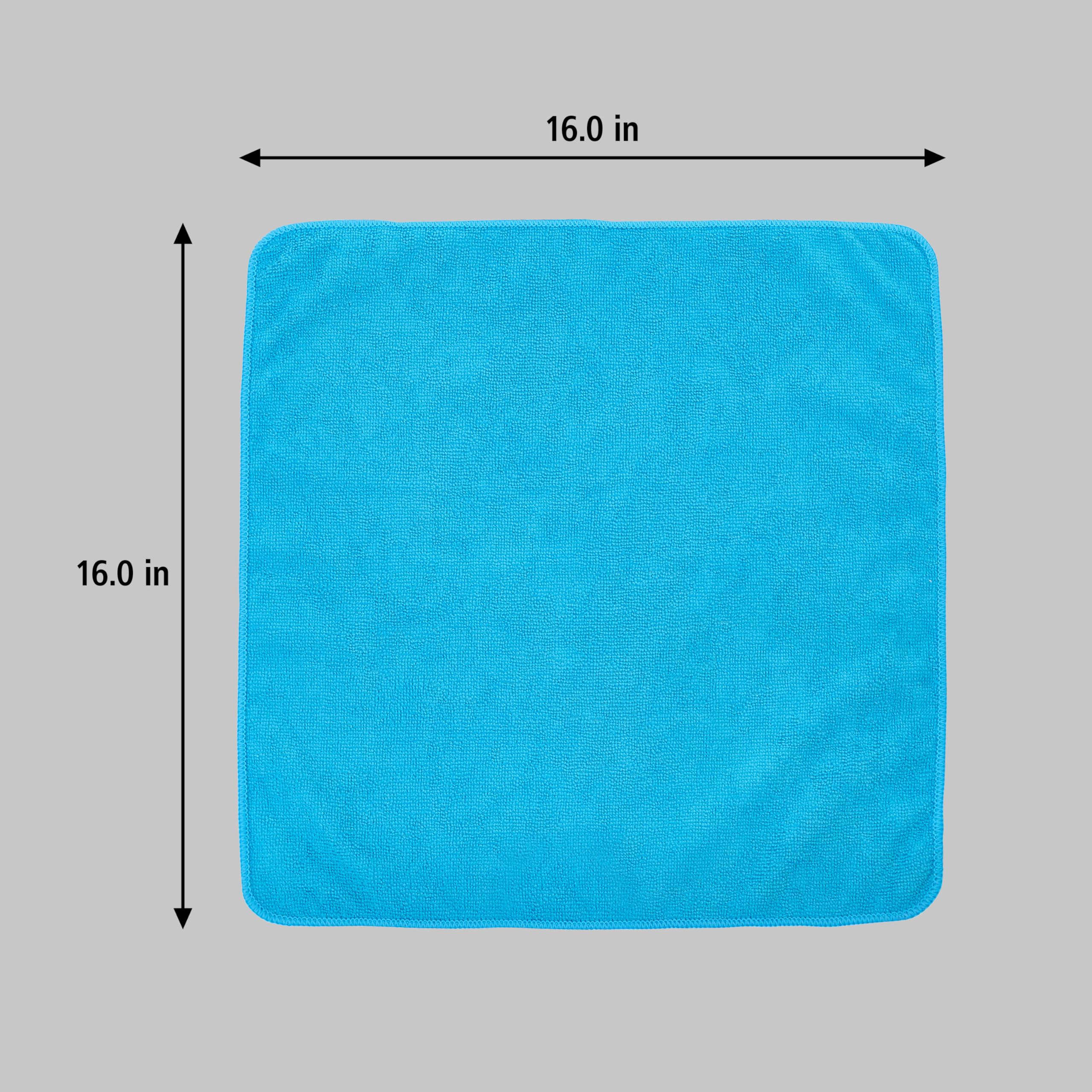 Rubbermaid Commercial 1820577 Bayetas de microfibra, 30,48 x 30,48 cm, pack ahorro de 24 unidades, color rojo