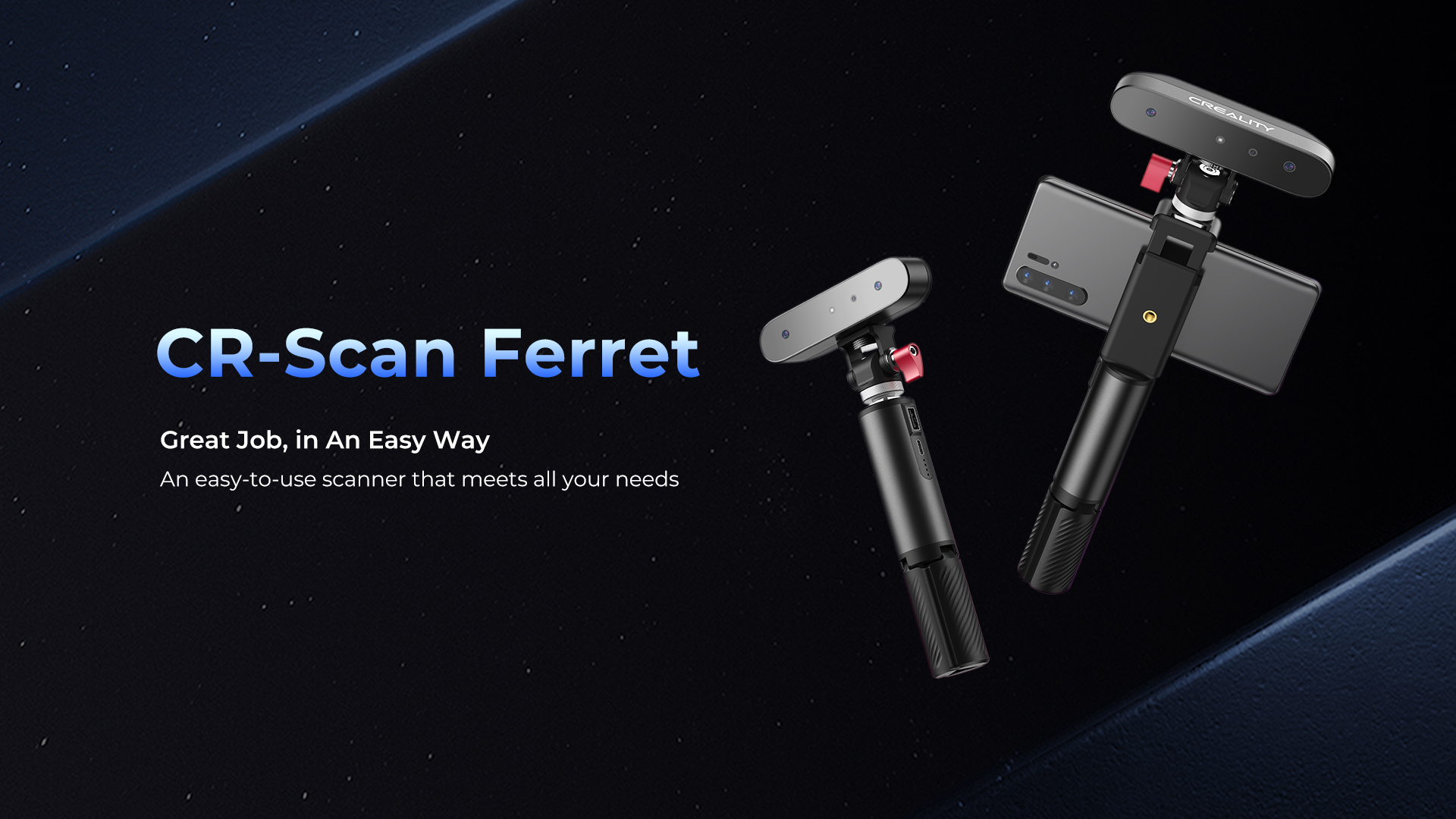 Creality 3D Scanner CR-Scan Ferret for 3D Printing, Dual Mode