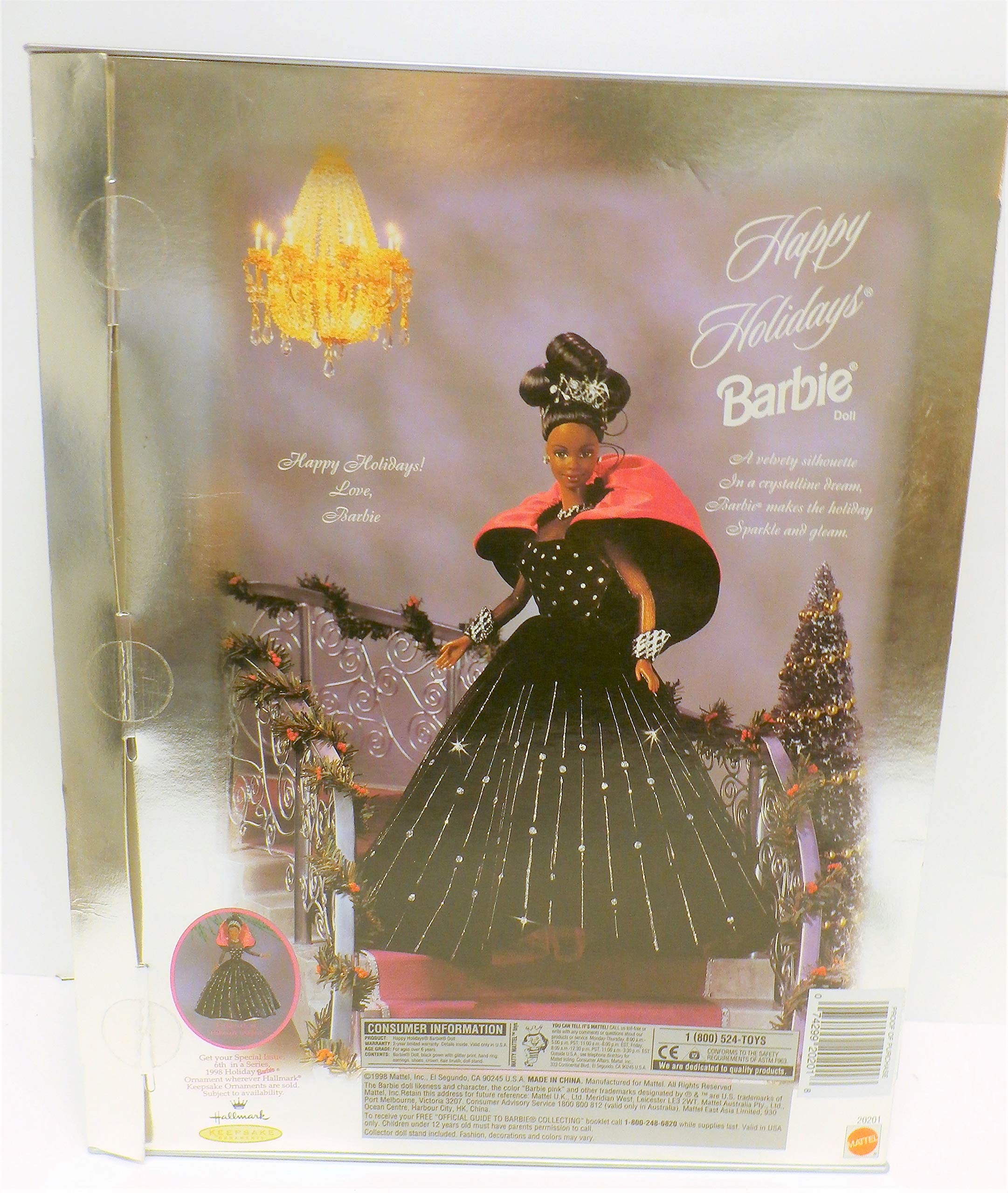 Stunning Happy Holidays Barbie 1998 Christmas. Special Edition  display picture 1