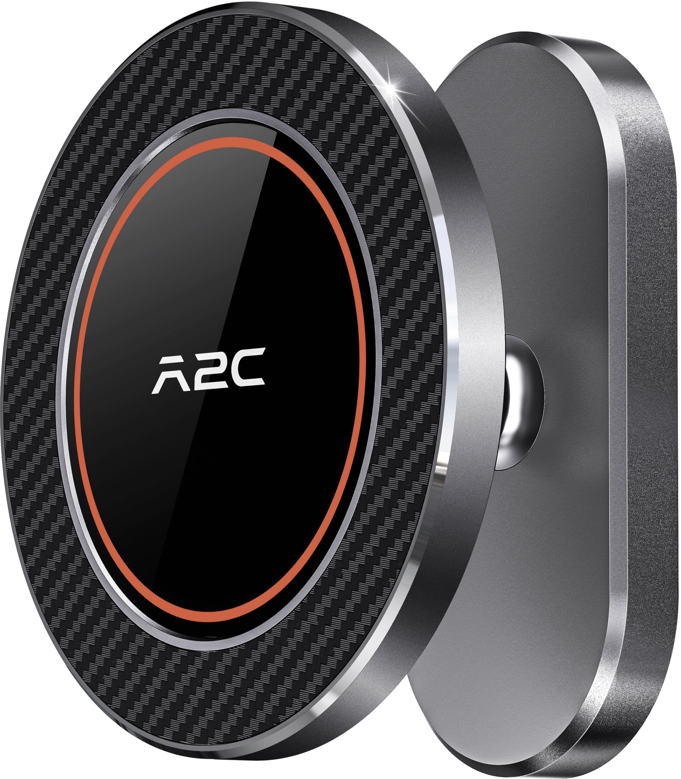 A2C Alloy Magnetic Golf Cart Phone Holder Compatible With MagSafe iPhone 17 Pro Max Air 16 Plus 15 14 13 12 Mini Fits EZGO, Club Car, Yamaha, Golf Cart Accessories Essentials Gift for Friend Men Women