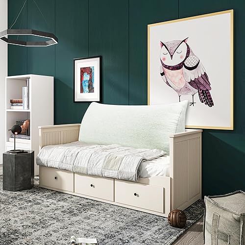 Miniatura 3 de BNCKTRD Almohada de cuña para cabecero, tamaño Queen XXL, almohada para respaldo de cama, cojín de respaldo para leer, ver la televisión, trabajar