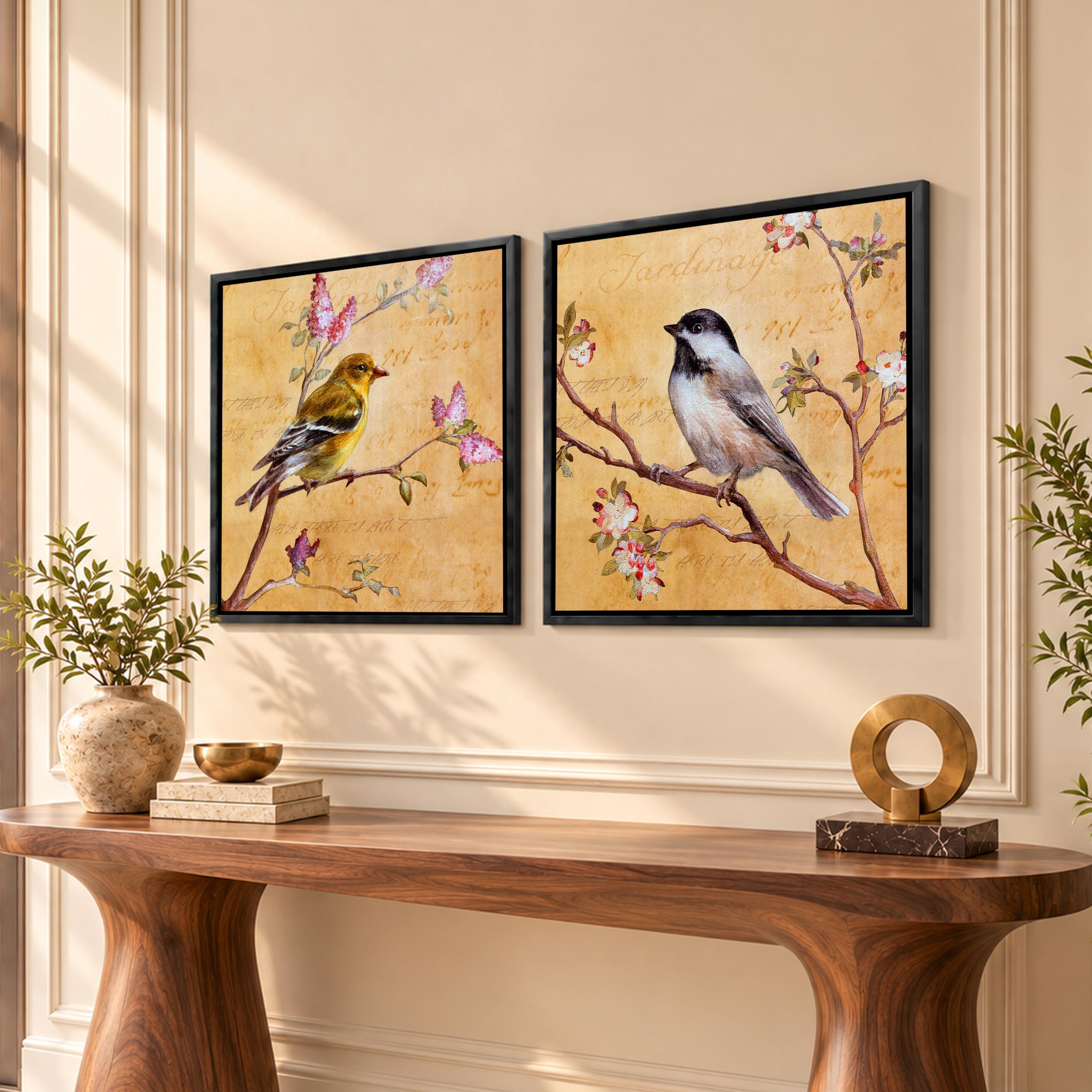 Vintage Floral Canvas Painting - Wall Art -11 Vintage Floral Canvas Painting - Wall Art -11