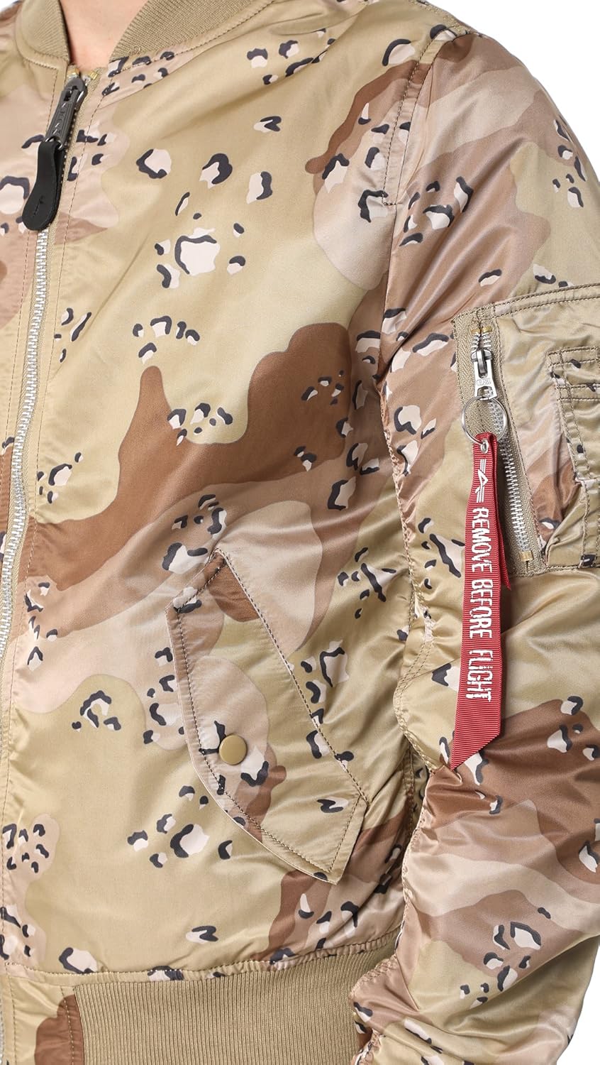 Alpha Industries Men's Ma-1 Double Camo Flight Jacket: Clothing, Shoes & Jewelry