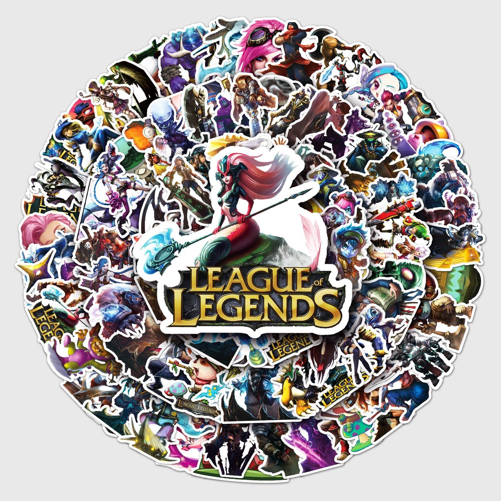 50Pcs Arcane Autocollants, Anime Vinyle Imperméable Autocollants Mignons Pour Les Ordinateurs Portables Scrapbook Skateboard, Les Jeunes Et Les Adultes