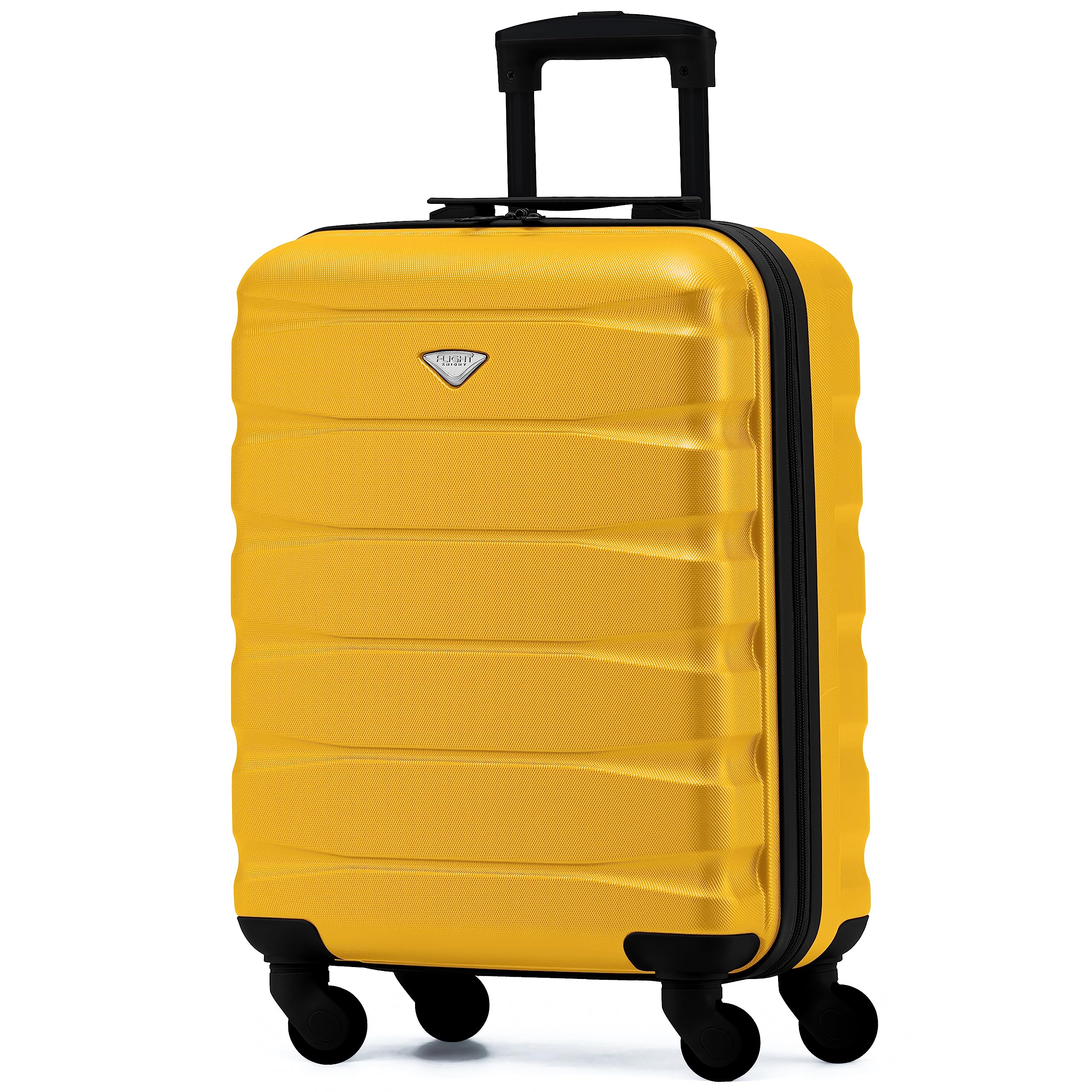 Flight Knight Lightweight 4 Wheel ABS Hard Case Medium Suitcase Approved for Over 100 Airlines Including easyJet, British Airways, Ryanair, Jet2, Emirates & Many More - Check-in Medium Size 25" — view 115