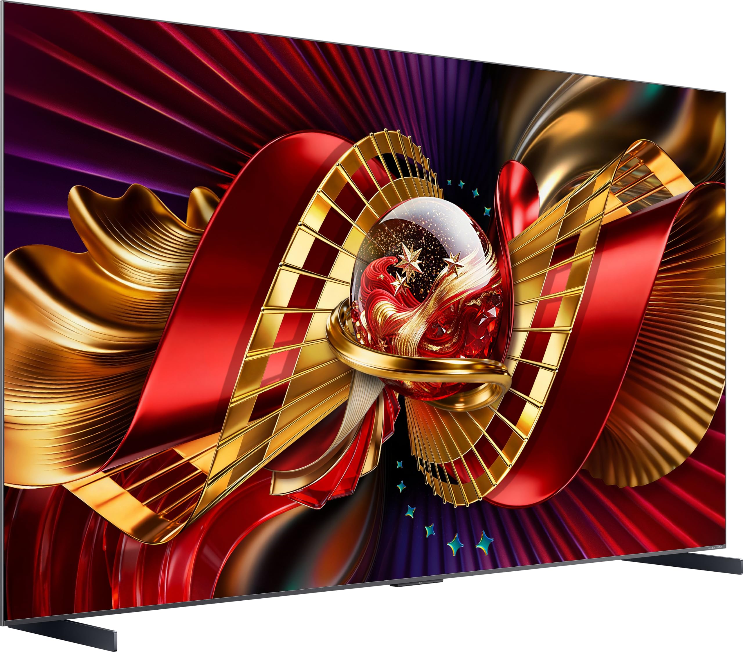 TCL 98C8L Téléviseur SQD-Mini LED 4K Smart TV, HDR 6000 nits, 4032 Local Dimming, 144 Hz Motion Clarity Pro, Bang & Olufsen, Dolby Vision IQ & Atmos, Game Master, Google TV, Apple AirPlay 2