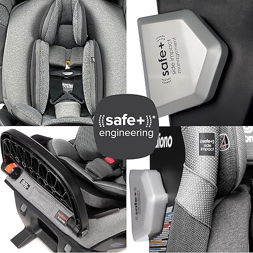Miniatura 9 de Diono Radian 3QXT+ FirstClass SafePlus - Asiento convertible 4 en 1 para automóvil, orientado hacia atrás y hacia adelante, ingeniería Safe Plus,