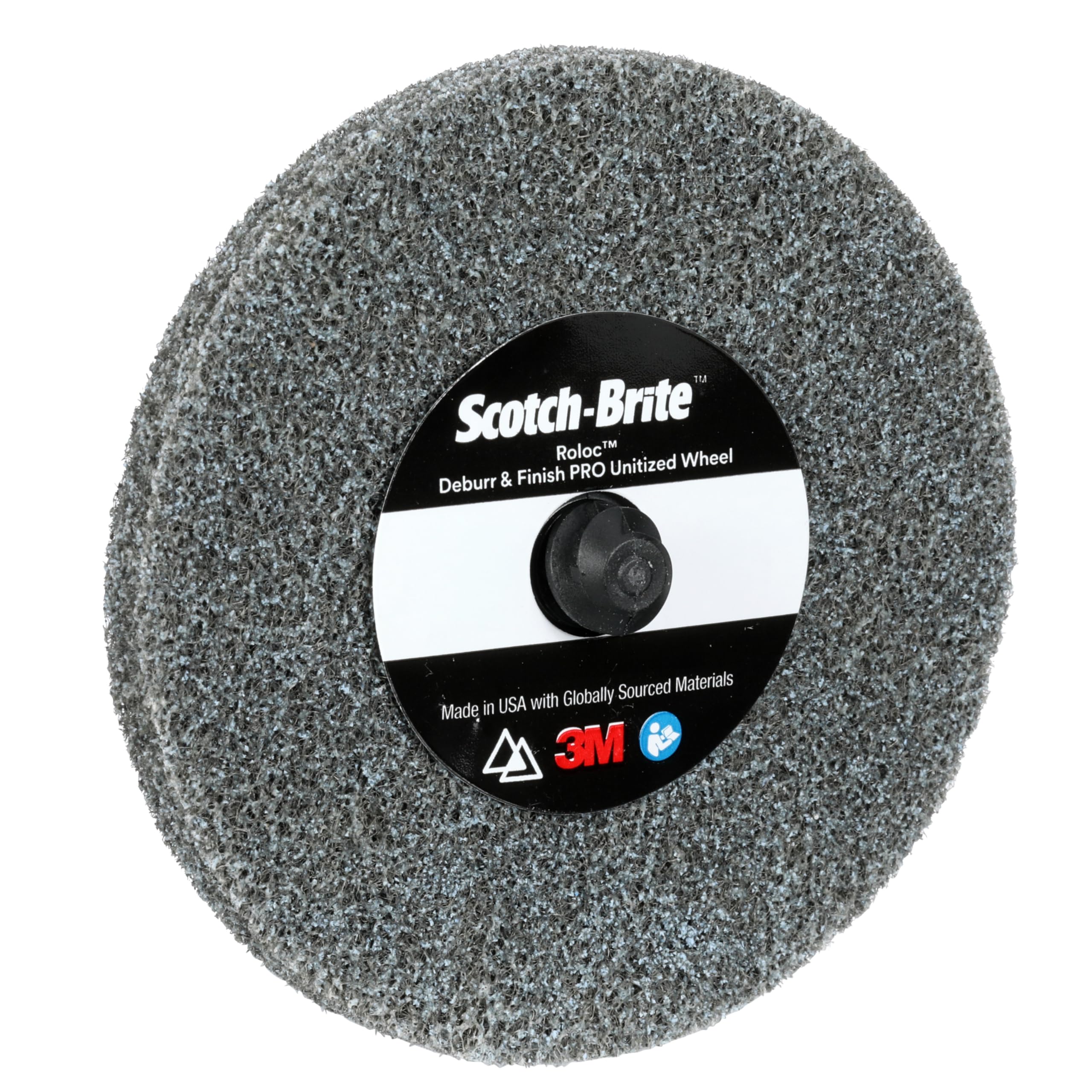 Ruota compressa Scotch-Brite Roloc Deburr & Finish PRO, 6C MED, 75 mm x 3 mm, 10 pezzi