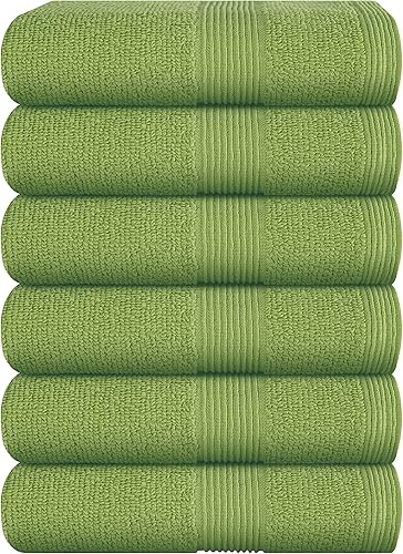 Miniatura 29 de Belizzi Home: Juego de 2 toallas grandes de baño de algodón de alta calidad, 35x70 pulgadas, algodón 100% puro, ideal para uso diario, ultrasuave