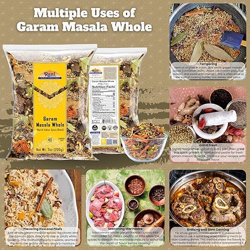 Vista 22 de Rani Garam Masala Mezcla de 11 especias indias de 3.5 onzas (3.53 oz) Caja de especias ~ Todo natural, sin sal Vegano Sin colores Apto