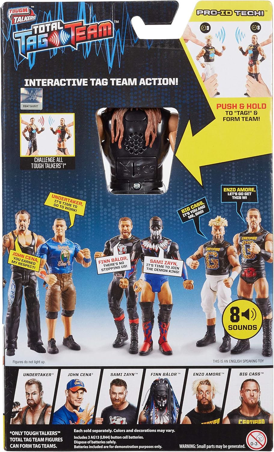 WWE Tough Talkers Big Cass Action figure