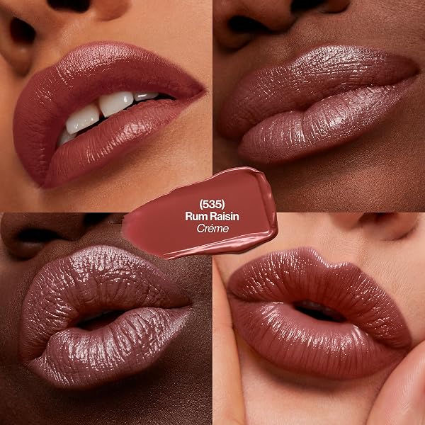 Revlon Super Lustrous Lipstick, Rossetto con Formula Cremosa, Infuso Con Vitamina E, 535 Rum Raisin, 4,2g - 3