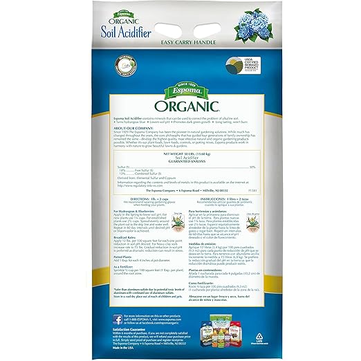 Espoma Acidificador Orgánico de Suelo 30 lb - Bolsa miniatura 2