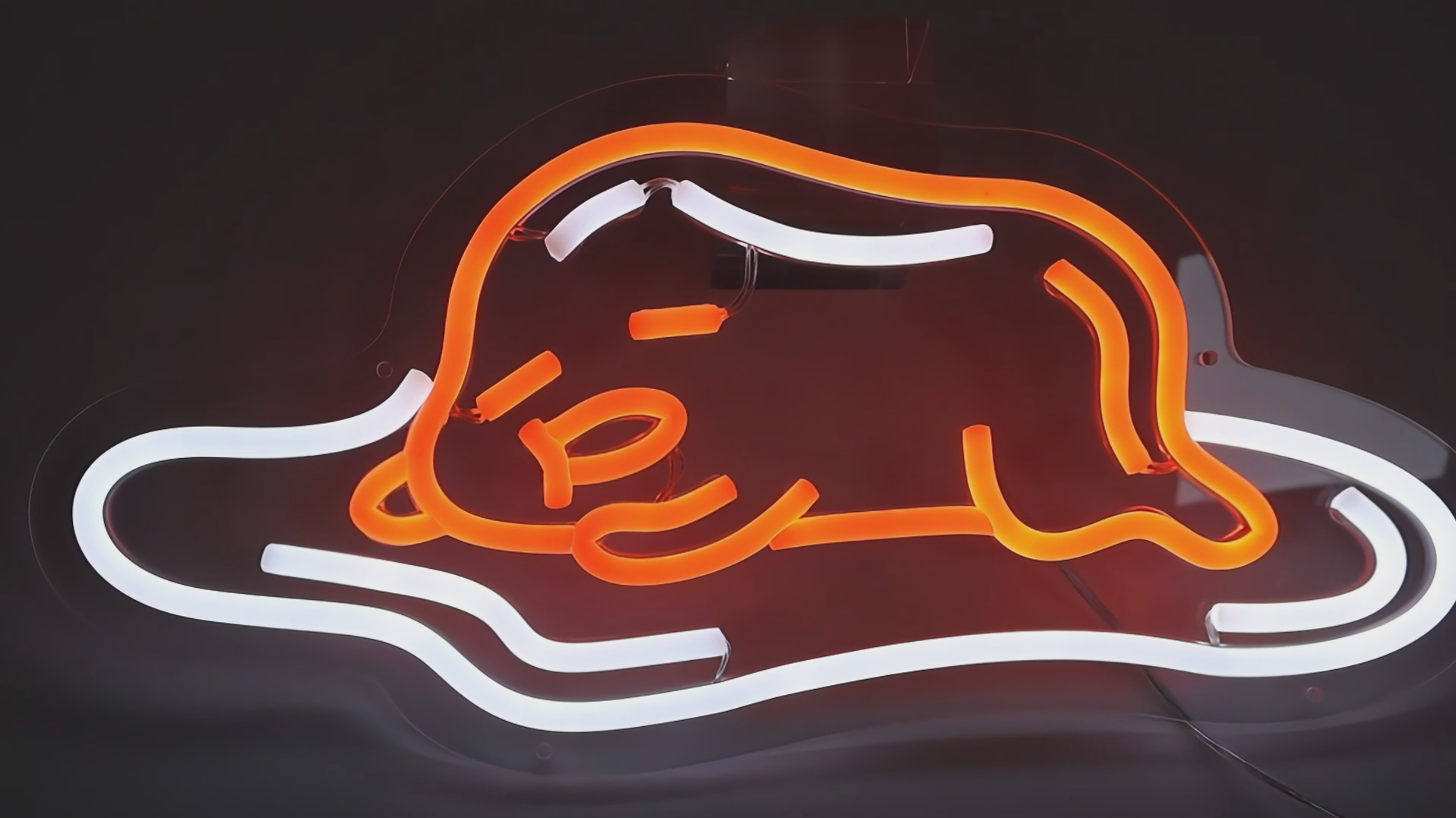 Japanese Lazy Egg Neon Sign, Lazy Egg LED Light Sign for Wall