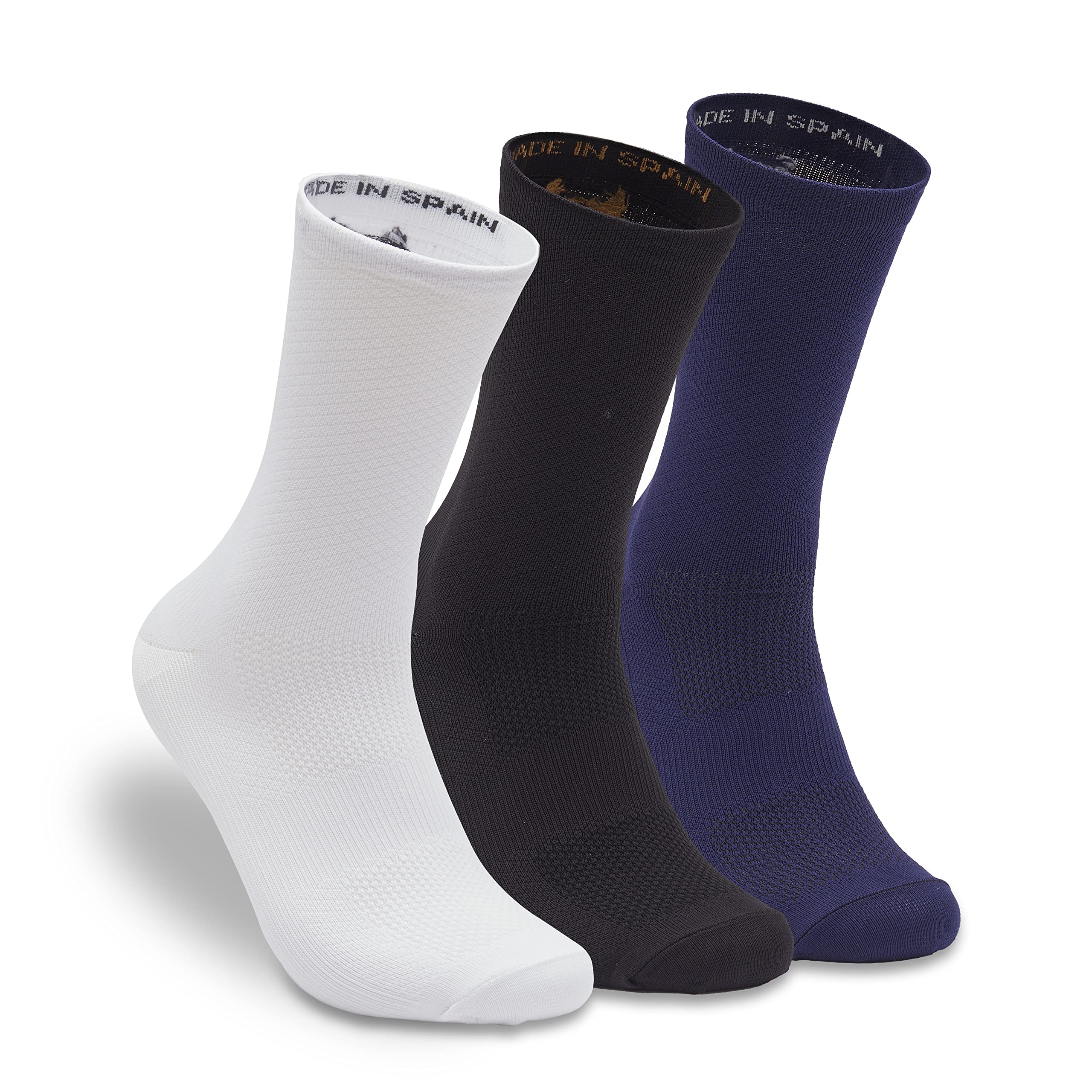 Calcetines Altos Transpirables para Ciclismo, Running y Trail Running, Trekking (Pack de 3)