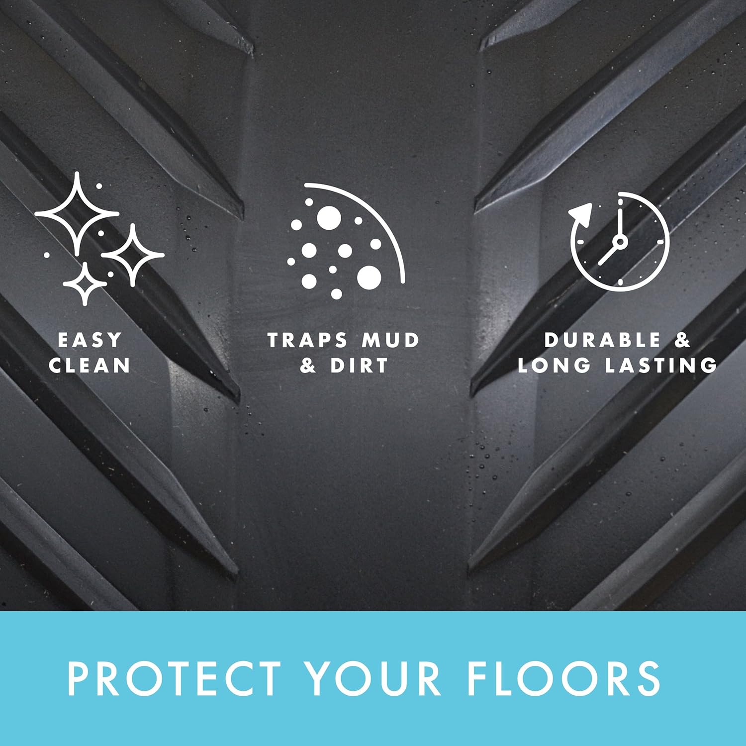 Black Friday Sale 2022 ClimaTex Indoor/Outdoor Rubber Runner Mat, Door Mat For Floor Protection, 27 X 20', Black (9A-110-27C-20) Holiday Deals 🛒 ClimaTex Indoor/Outdoor Rubber Runner Mat, Door Mat For Floor Protection, 27 X 20', Black (9A-110-27C-20)