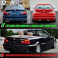 Vista 2 de DEPO 00-03 E46 - Juego de luces traseras traseras LED estilo europeo mejoradas (izquierda + derecha, interior + exterior) compatible con BMW E46