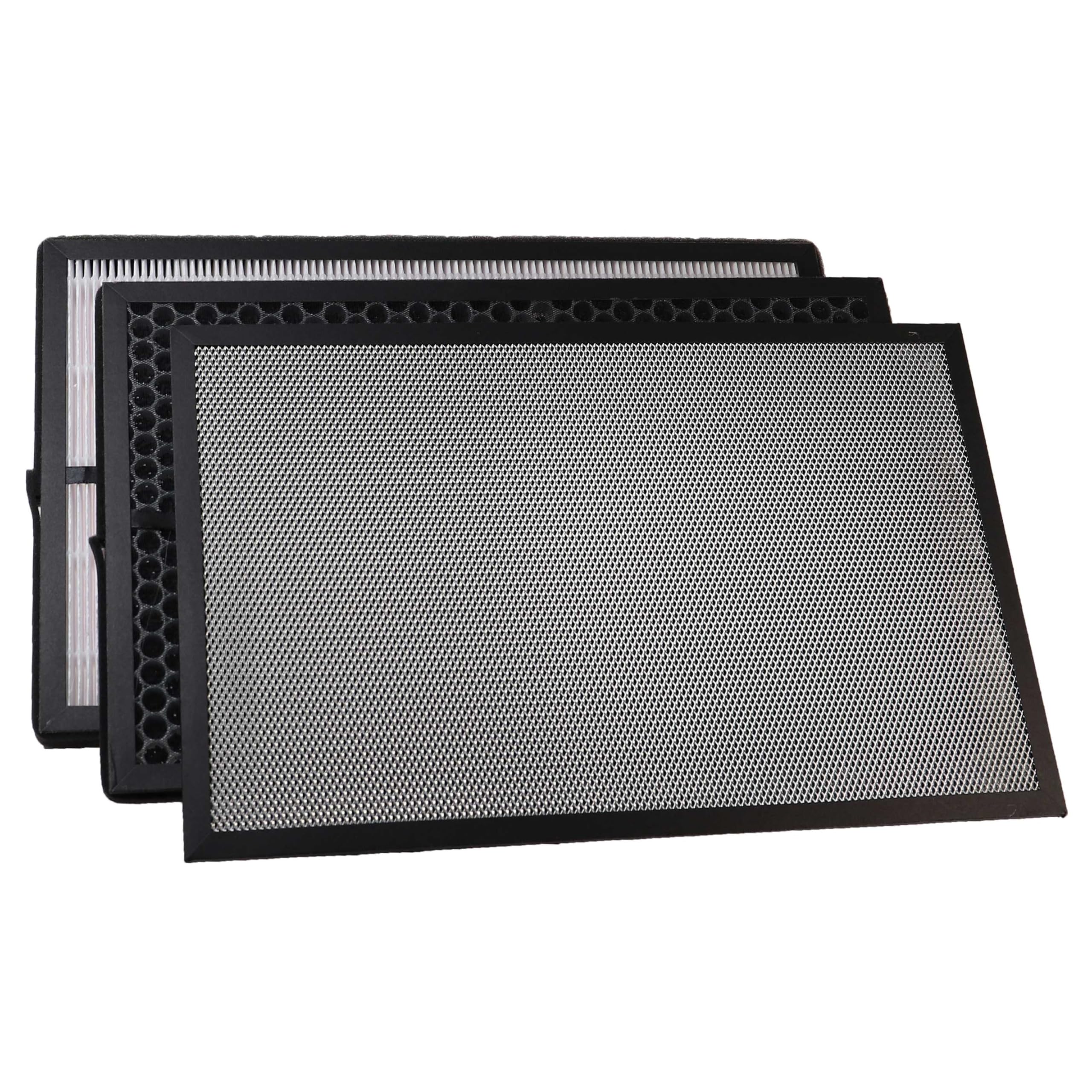 vhbw 3-teiliges Filter-Set Ersatz für Baren XD6061F0 für Luftreiniger