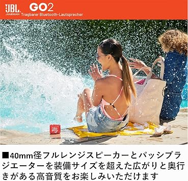 JBL GO2 Minispeaker Black portable speaker Wireless Bluetooth 3 Watt