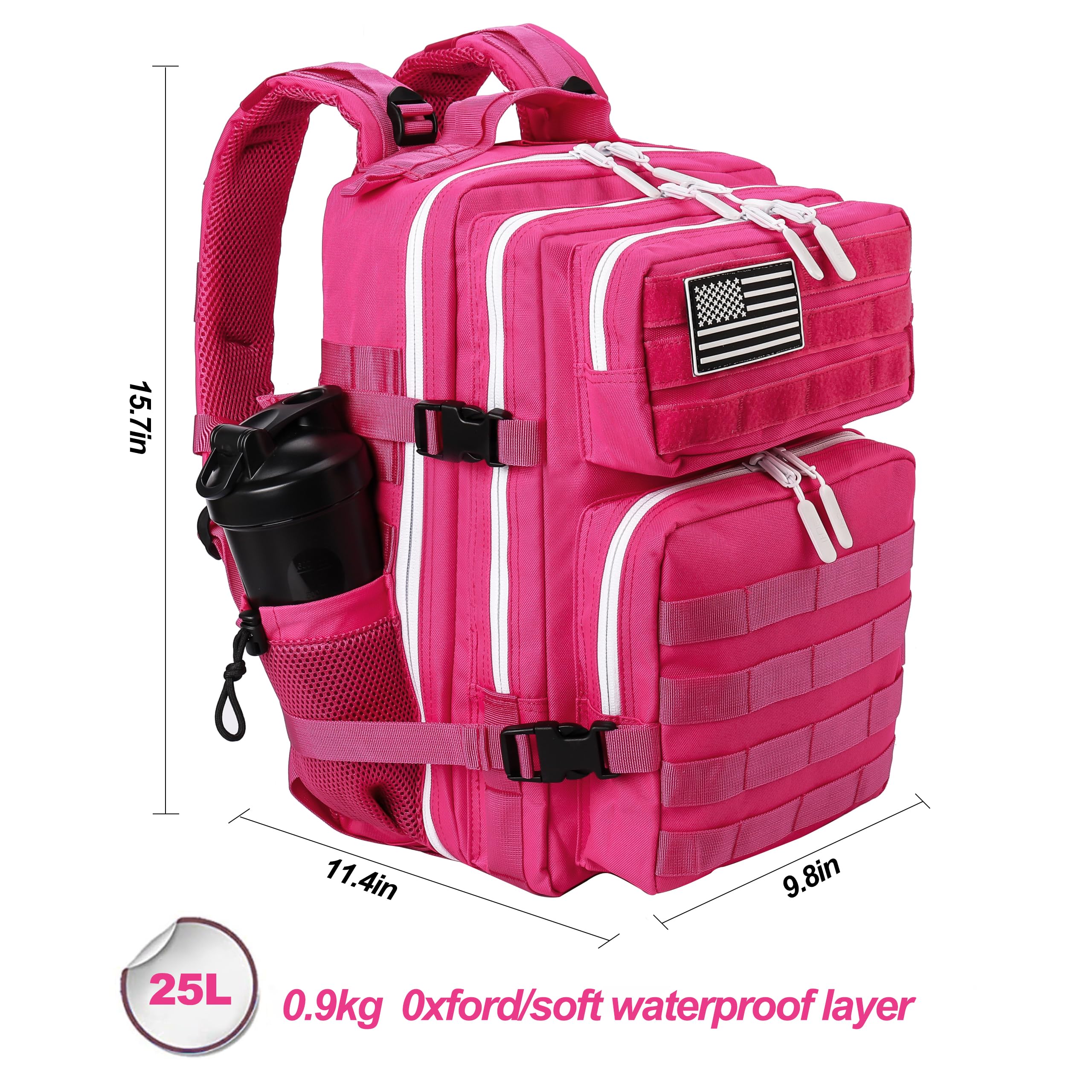 Pink Small Military Bags LHI Tactical Military Backpack For Men