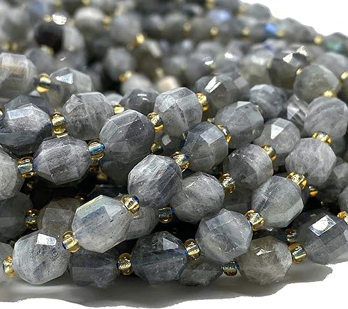 Miniatura 10 de ABCGEMS - Cuentas de 7 chakras (la combinación definitiva de las piedras energéticas más fuertes) miel citrina, piedra lunar melocotón, amatista,