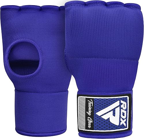 Miniatura 6 de RDX Guantes internos de boxeo para hombres y mujeres, correas de muñeca de largo rápido de 29.5in de largo, elástico acolchado para puños debajo de