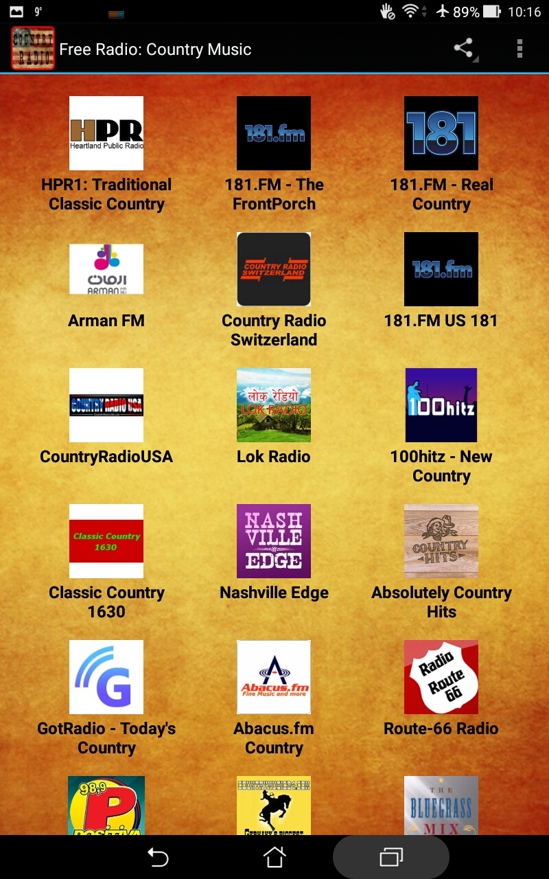 Free Radio Country Music App on Amazon Appstore