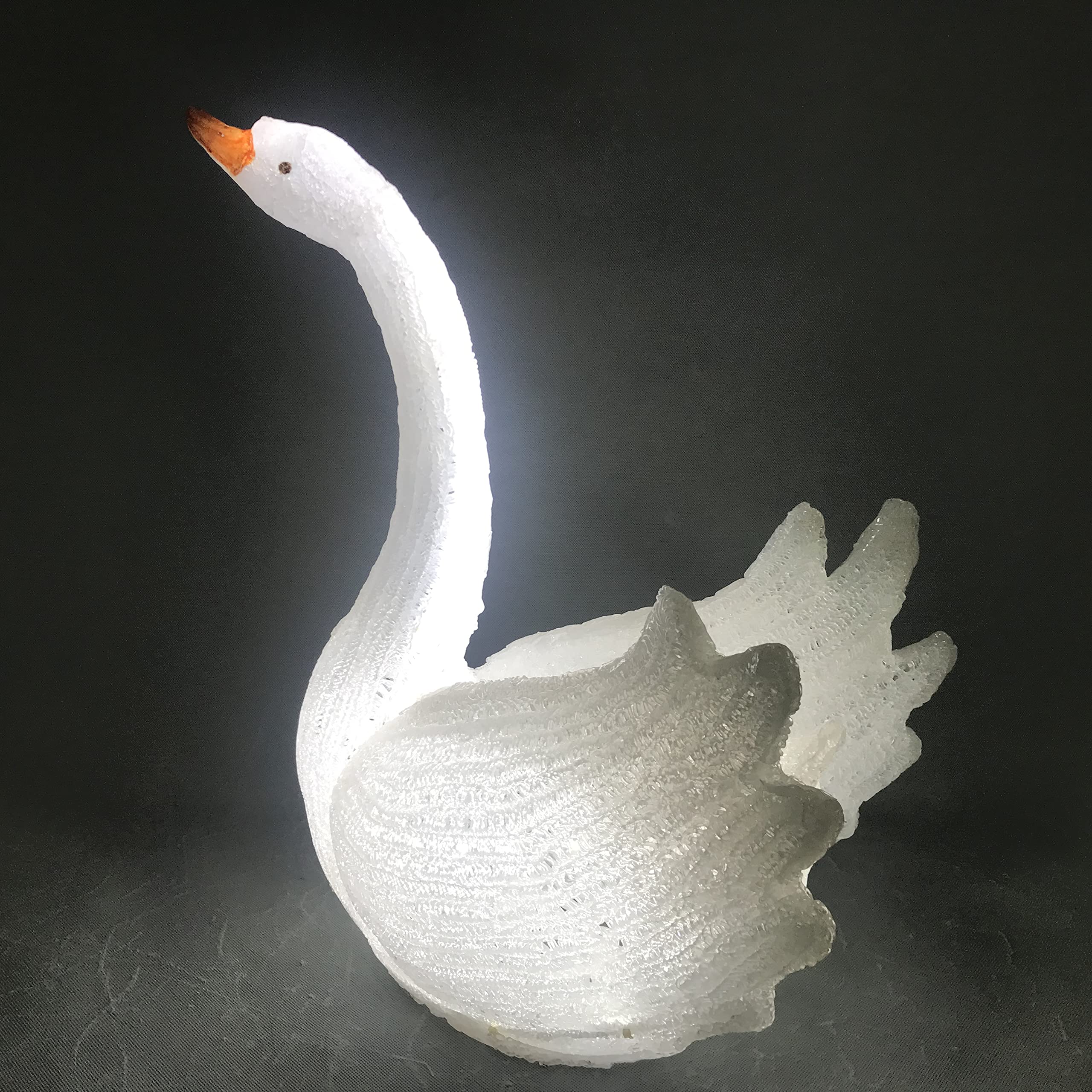 Amazon.co.jp: スワン イルミネーション 上向き 白鳥モチーフ LED