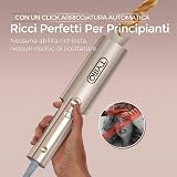 Boucleur a Cheveux Fer a Boucler Automatique - TYMO Curlpro Plus Fer à Friser Automatique Grandes Boucles 25 mm Beach Waves Bigoudi pour Cheveux Longs Anti-Brûlure Hair Curler Chauffage Rapide Or - 2