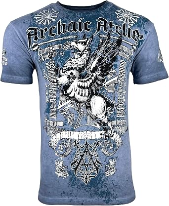 Archaic by Affliction Mens T-Shirt Base Y2K