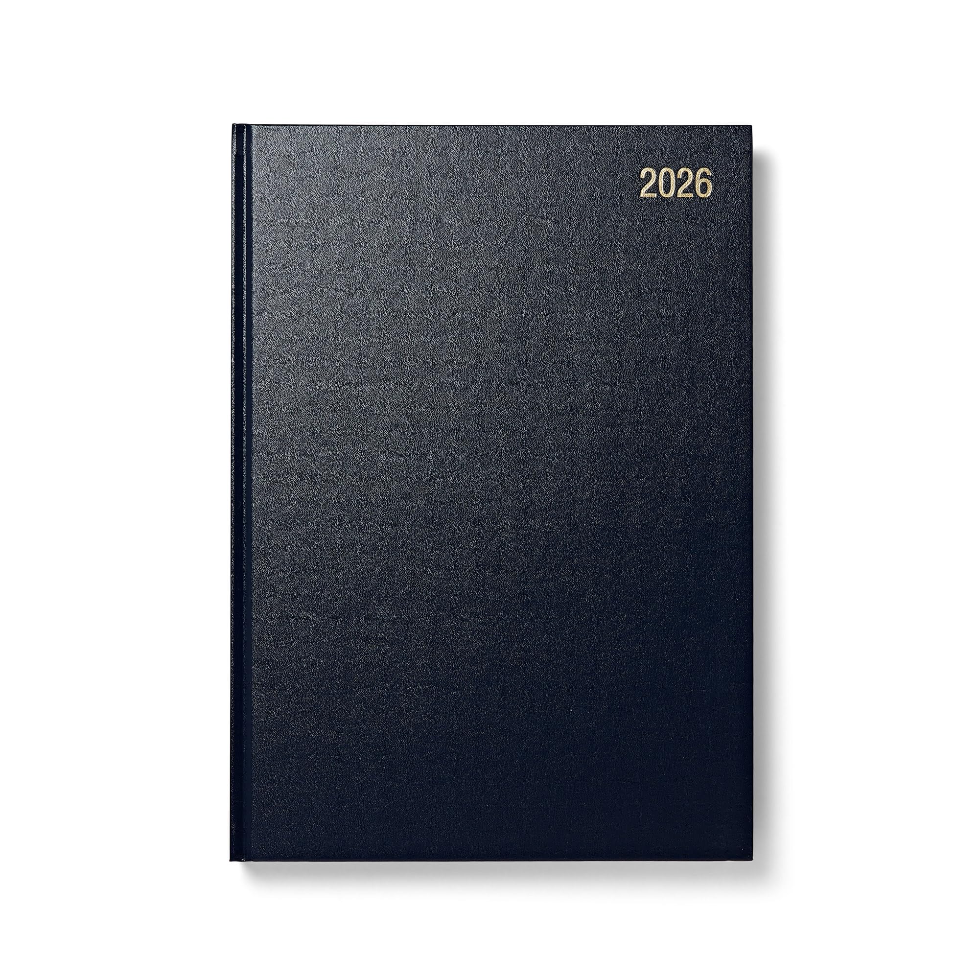 Morgan's Direct 2026 Early Edition A4 Diary Day Per Page | Hard Backed for Home and Office Use Desk Diary | Navy Blue