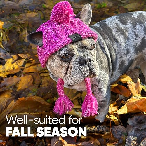 Miniatura 5 de Fabulous Fido Sombrero de perro cálido y de ajuste cómodo  Sombreros para perros con agujeros para las orejas, sombreros cómodos para perros