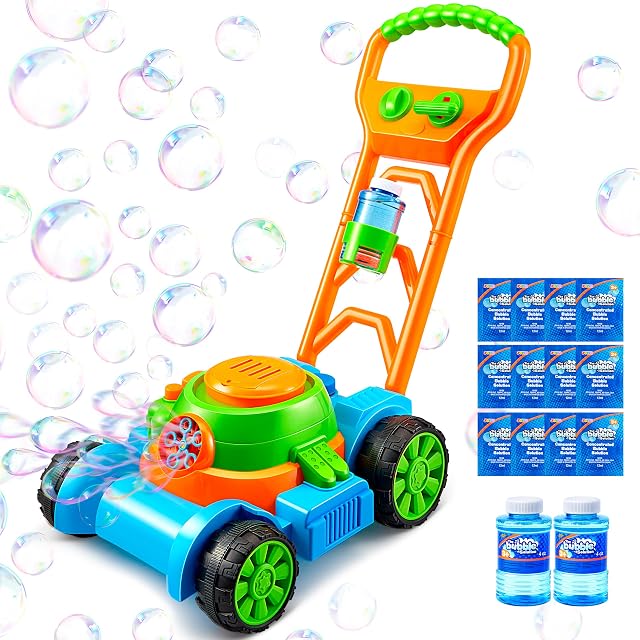 Sloosh Burbuja Cortadora de Césped Juguetes para Niños Pequeños-Juguetes para niños Máquina de Burbujas…