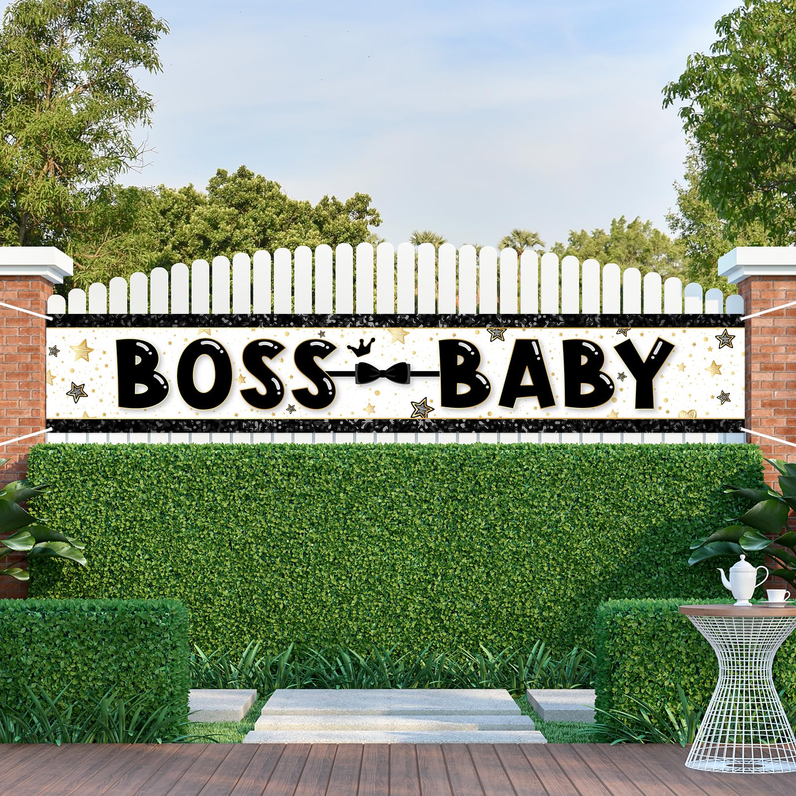 RoadSea Großes Babyschild-Banner – 3x0,5 M Stoffbanner Für Gender Reveal, Babyparty & Neugeborene