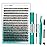 GEMERRY Lash Extension Kit DIY 280pcs Lash Clusters Kit Eyelash Extension Kit D Curl Individual Lashes Kit with Lash Bond and Seal Lash Tweezers for Self Use30P-10-18mm)