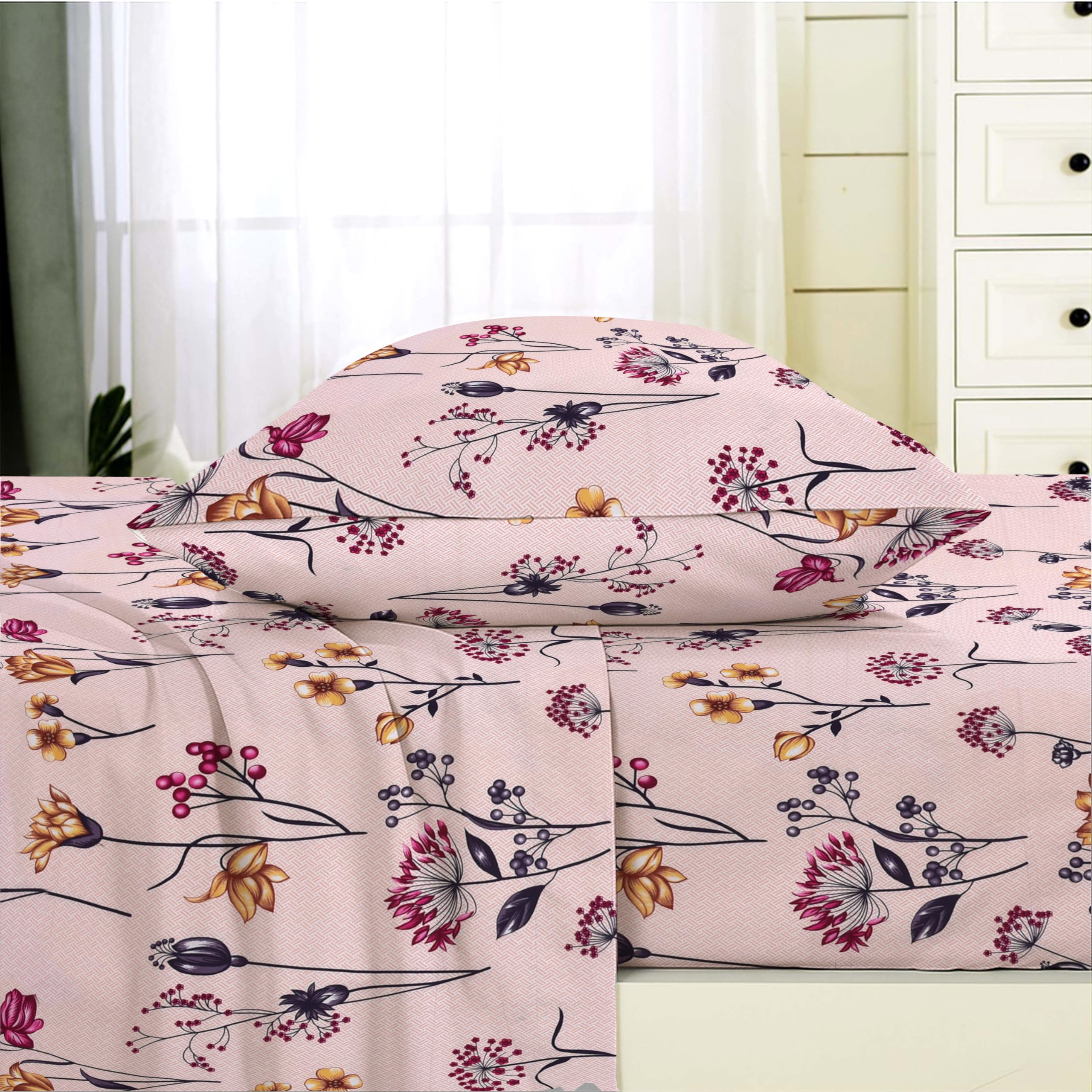 EverSoft Bedding Pack of 4 Pillowcases 50x75cm Soft Pillow Cases, Wrinkle Free Easy Care Pillow Covers - Image 8