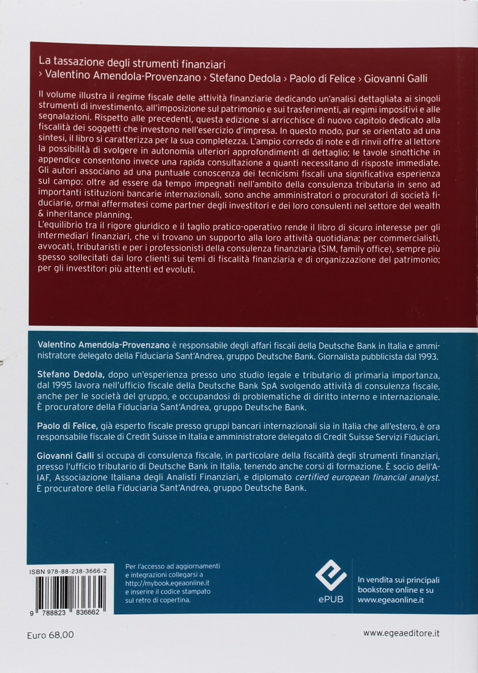 La tassazione degli strumenti finanziari