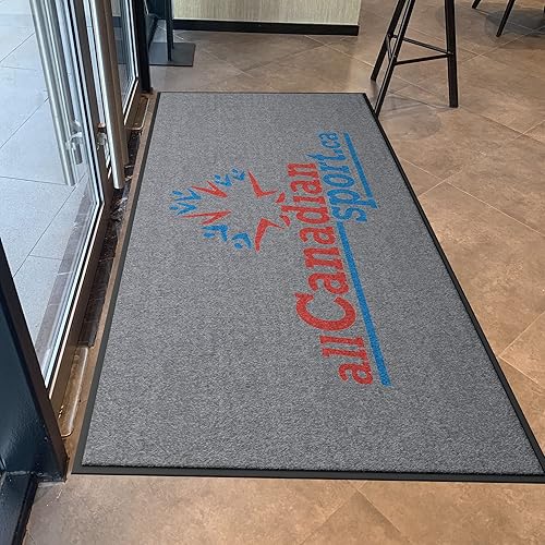 MAOVOT Tapete personalizado para puerta con logotipo, para interiores y exteriores, alfombra de entrada comercial, para oficina, hogar, hotel, MAOVOT Tapete personalizado para puerta con logotipo, para interiores y exteriores, alfombra de entrada comercial, para oficina, hogar, hotel,