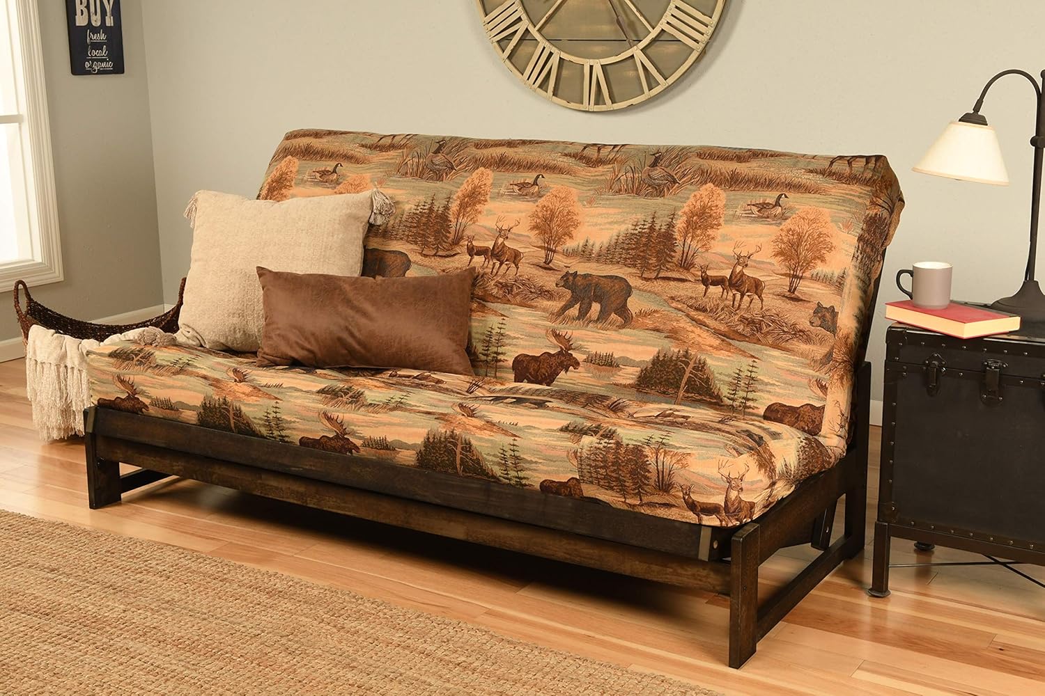 Kodiak Aspen Futon Set with Reclaim Mocha Finish, Canadian