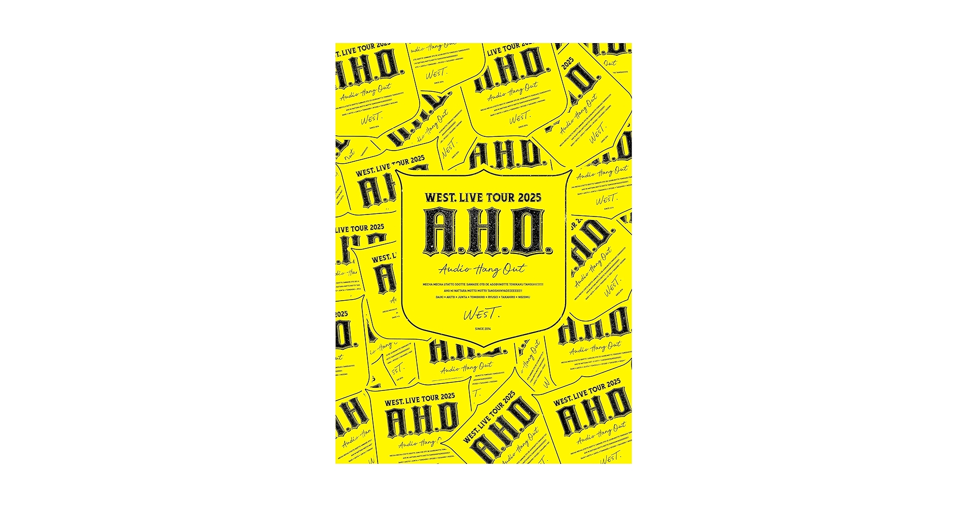 K-POP・アジア A.H.O. WEST DVD WEST. ライブBlu-ray&DVD『WEST. LIVE TOUR 2025 A.H.O. -Audio