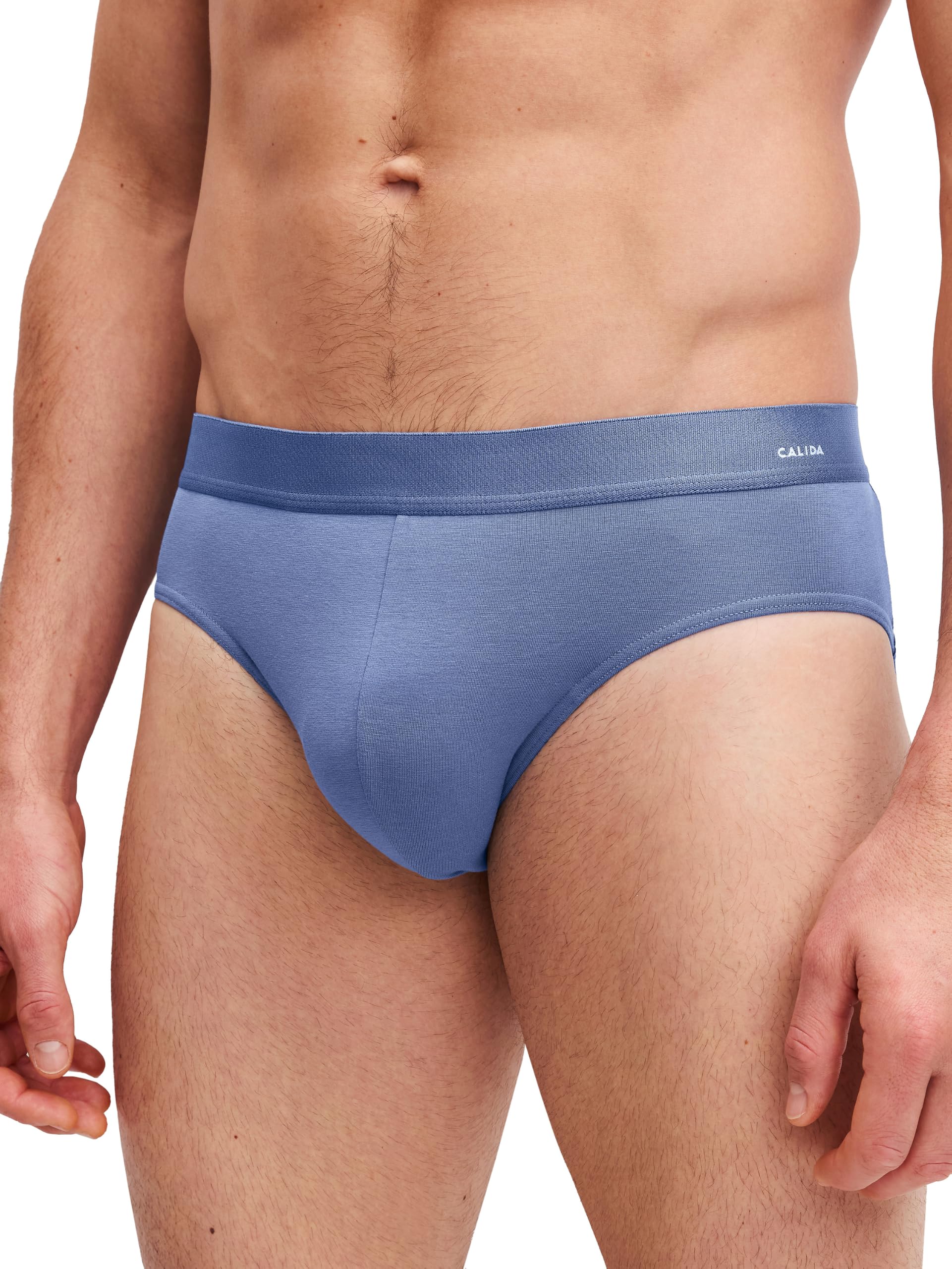 CALIDA Cotton Code Slip Herren | Unterhose mit Elastikbund, weiche Baumwolle, elastisch und formstabil