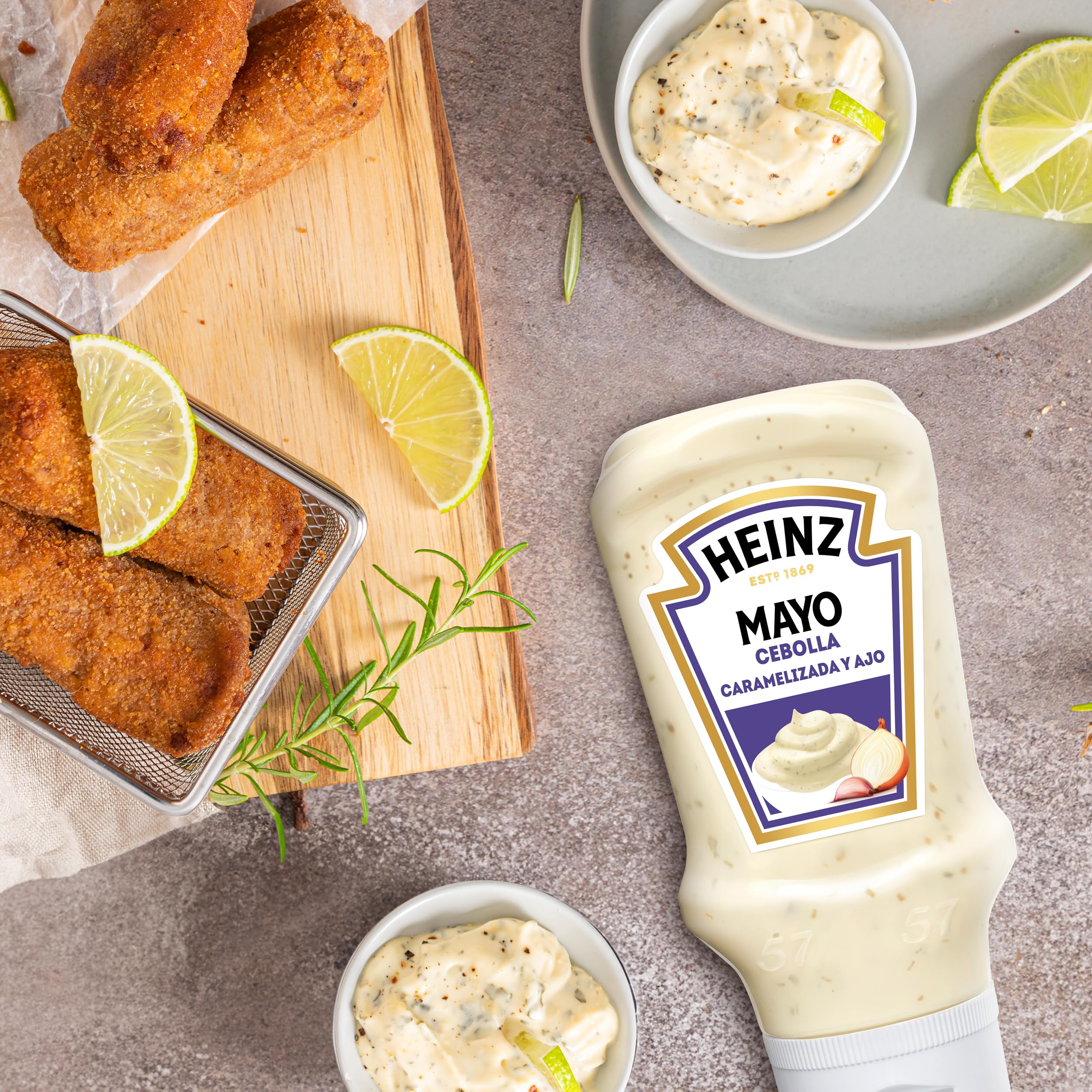 Heinz Mayonesa con Cebolla Caramelizada y Ajo envase 395 g