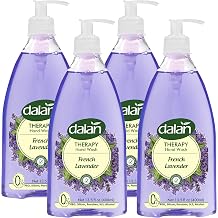 Dalan Therapy French Lavender Ultra Moisturizing Liquid Hand Soap for Normal and Dry Hands Fresh Clean and Soft Feeling 13.5 Fl Oz / 400 mL Pack of 4