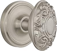Vista 34 de Nostalgic Warehouse Classic Rosette with Victorian Door Knob, Privacy - 2.375", Antique Brass