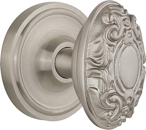 Miniatura 34 de Nostalgic Warehouse Classic Rosette with Victorian Door Knob, Privacy - 2.375", Antique Brass