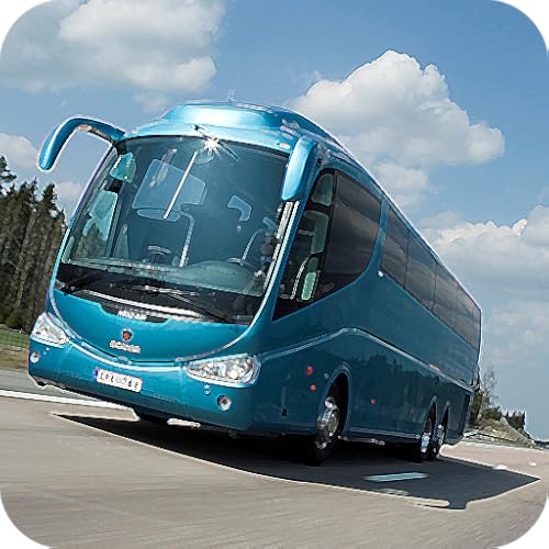 Game: City Bus Parking Simulator - Free Simulation: games driving Buses Rush Truck Crash flying driver hill and highway for kids girls and boys climbing in traffic mini map man 3D