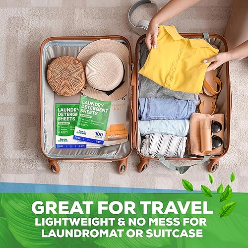 Miniatura 5 de Hojas de detergente para ropa  100 cargas  Eco arandela de detergente  Cero jarras de plástico, sin desorden y tiras de lavandería que ahorran