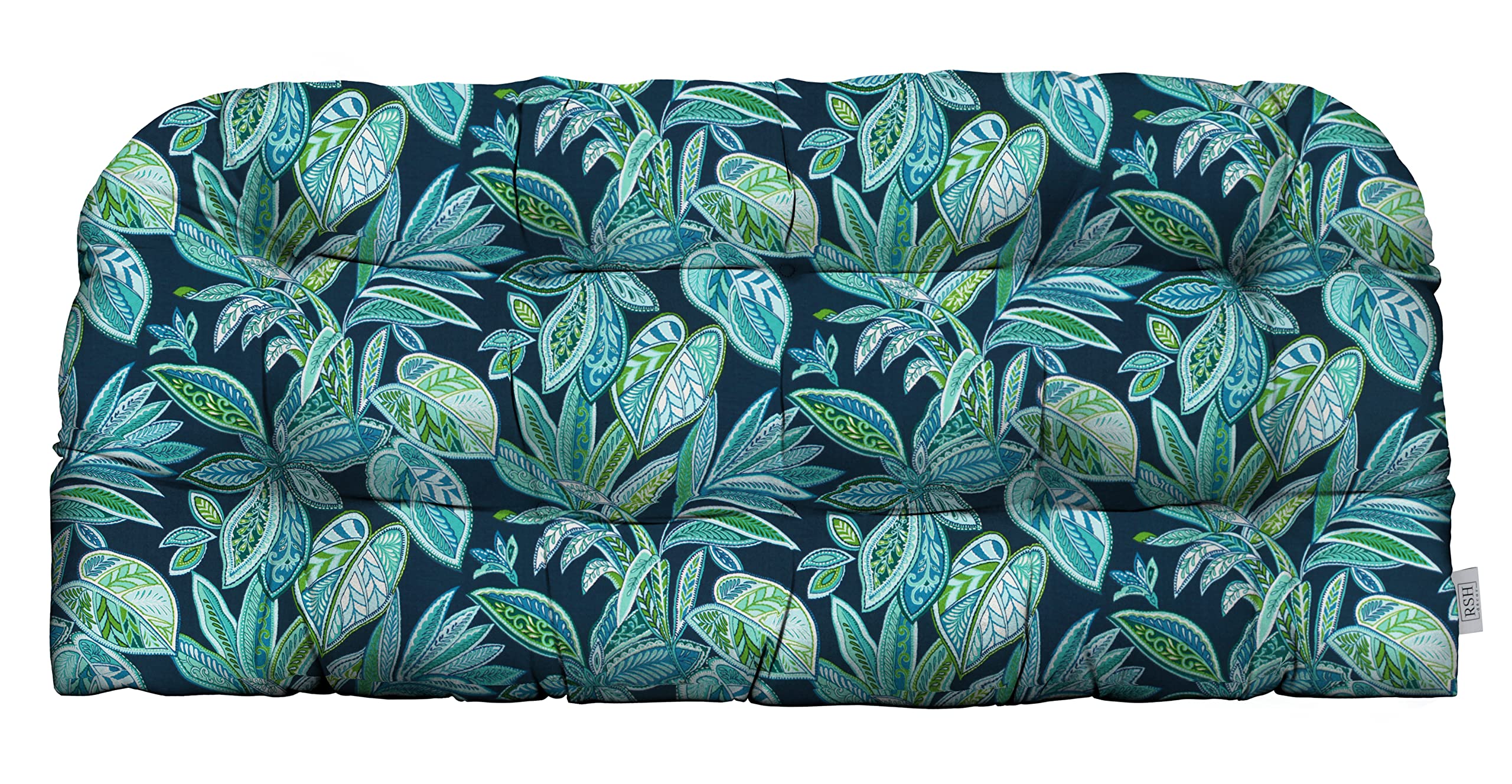 RSH DECOR: Tufted Wicker Loveseat Cushion | 41” x 19