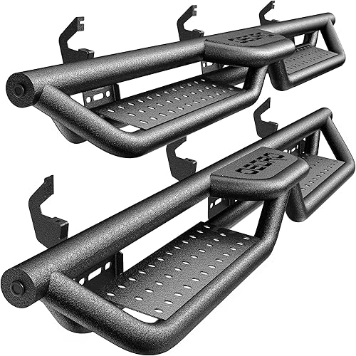 OEDRO Estribos de 6 pulgadas compatibles con Chevy Silverado/GMC Sierra 1500 de doble cabina 2019-2026; Silverado/Sierra 2500HD 3500HD 2020-2026,