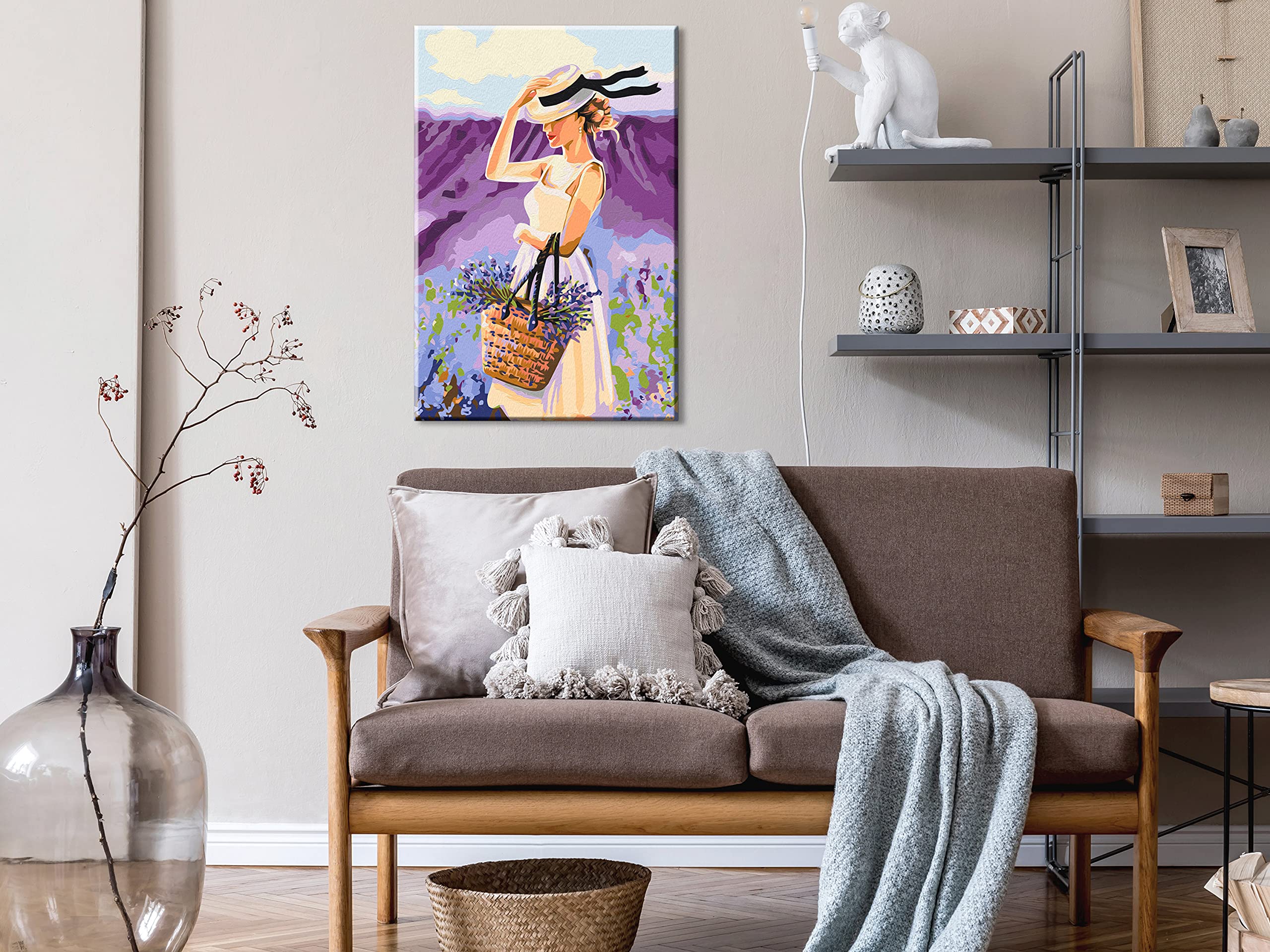 Kit Peinture Par Numéros Adulte - Murando - 60x40 Cm Avec Cadre - Toile Et Peintures Incluses